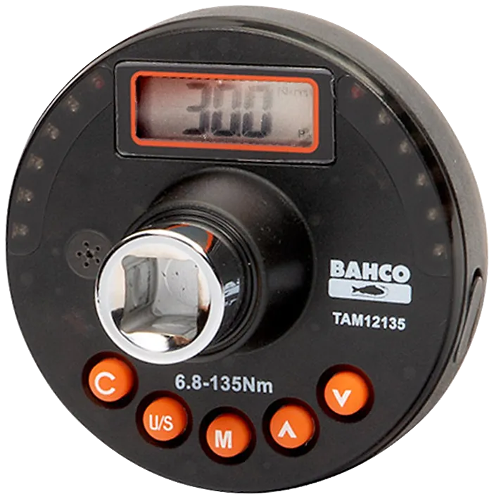 Elektr. vinkel-/momentmåler TAM 1/2" 4kt 10-200Nm
