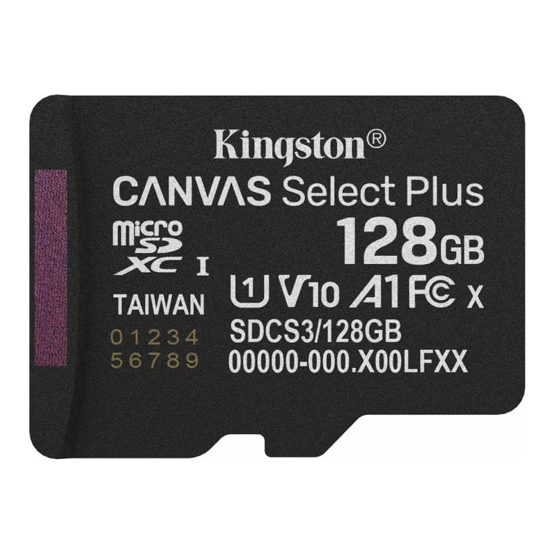 Kingston Canvas Select Plus microSDXC Hukommelseskort 128GB 150MB/s