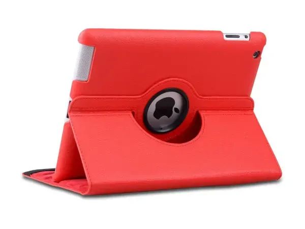 360° Roterende Cover Til iPad Air 2 & iPad Pro 9,7". Rød.