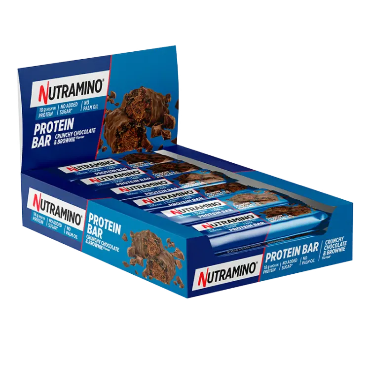 Nutramino Proteinbar Crunchy Chocolate Brownie (12 x 55 g)