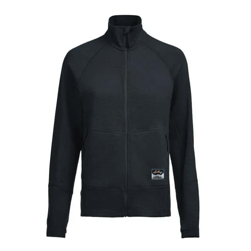 Lundhags Tived Merino Full Zip W, mellemlag, sort