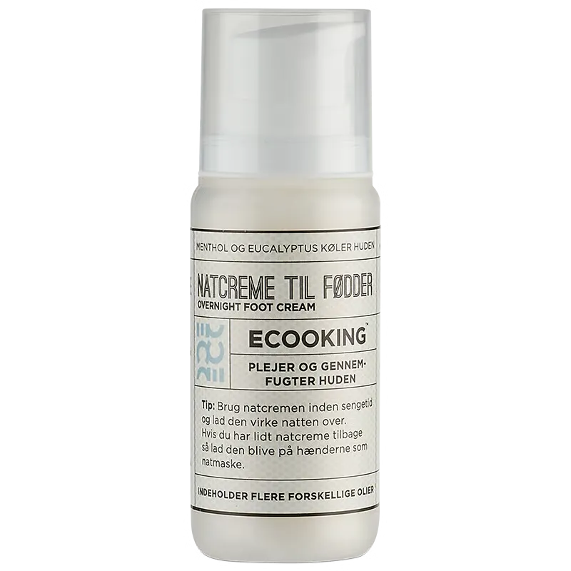 Ecooking Natcreme til Fødder 100 ml.