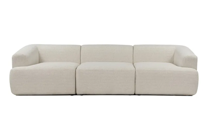 NORDVÄRK Sofia 3 3 pers. sofa - hvid stof