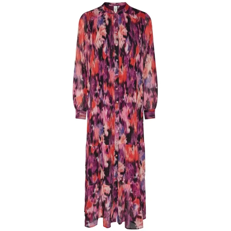 Y.A.S Dame Kjole Lulu LS Long S. - Iris orchid