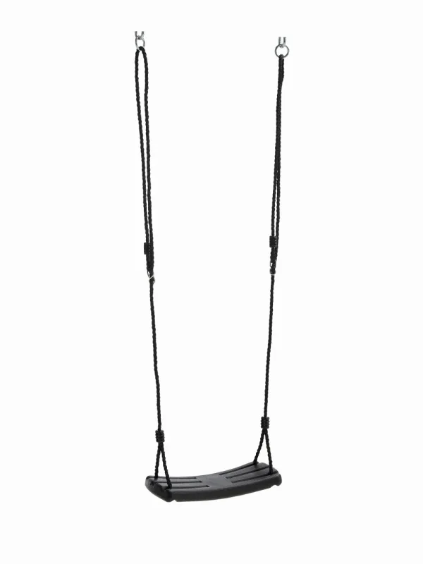 Nordic Play - Gyngesæde sort med sort reb B42 cm