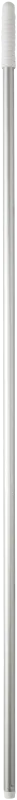 Aluminiumsskaft m/gevind, ø22×1505 mm, hvid