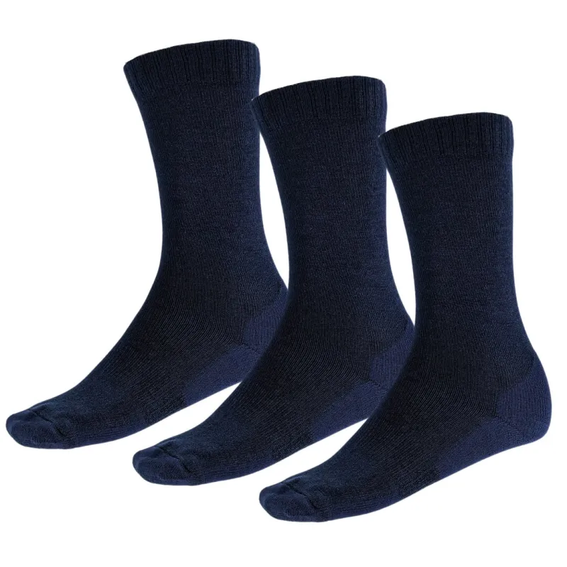 Vandrestømper - Treklife Wool Trail - Blå - 3 par