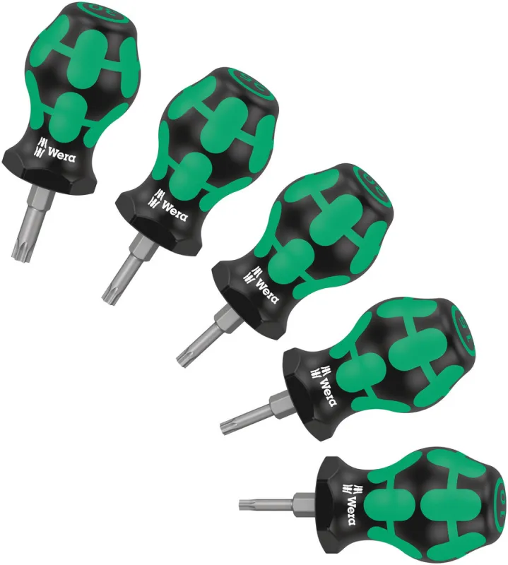 Skruetrækkersæt Stubby Set TX1, 5 stk