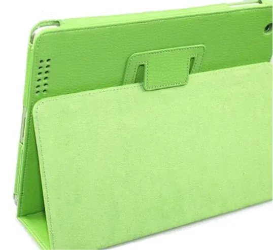 Lædertaske /-holder til iPad Air 2 & iPad Pro 9,7". Grøn.