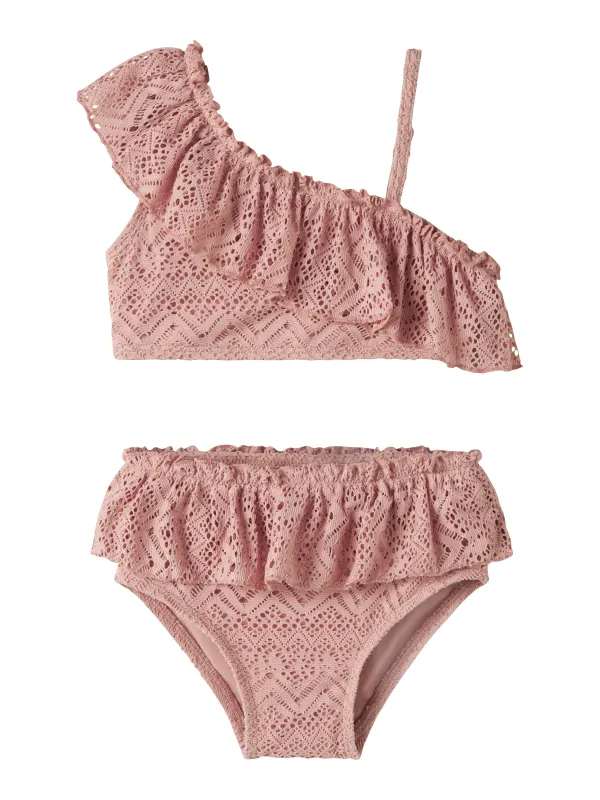 Lil Atelier Feline Swim Set - Misty Rose - 92 cm