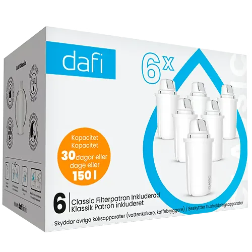 DAFI Filterpatroner 6-pack (1 Stk)