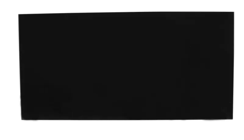 Stænkplade sort glas 60x30 cm.