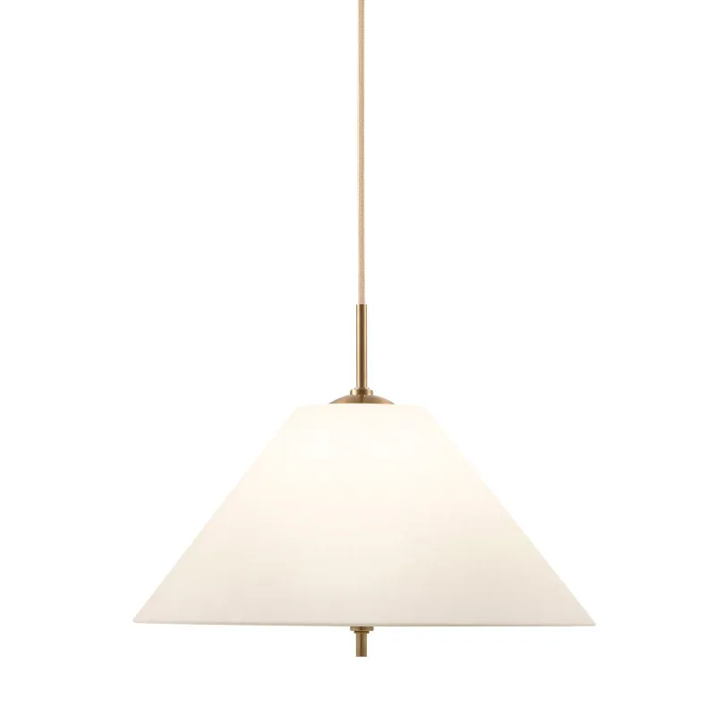 Globen lighting Iris pendel lampe 25 cm, creme