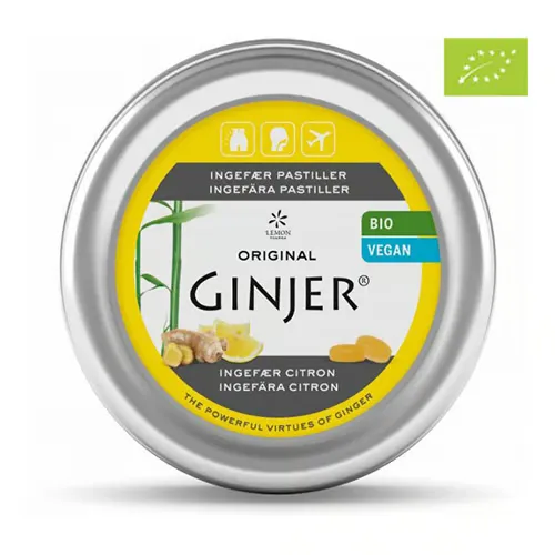 Lime Pharma GINJER® Ingefær CITRON Pastiller Ø (40 g)