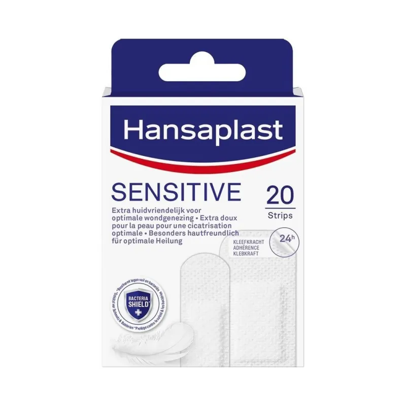 Hansaplast - Sensitive Strips Plastre - 20 stk