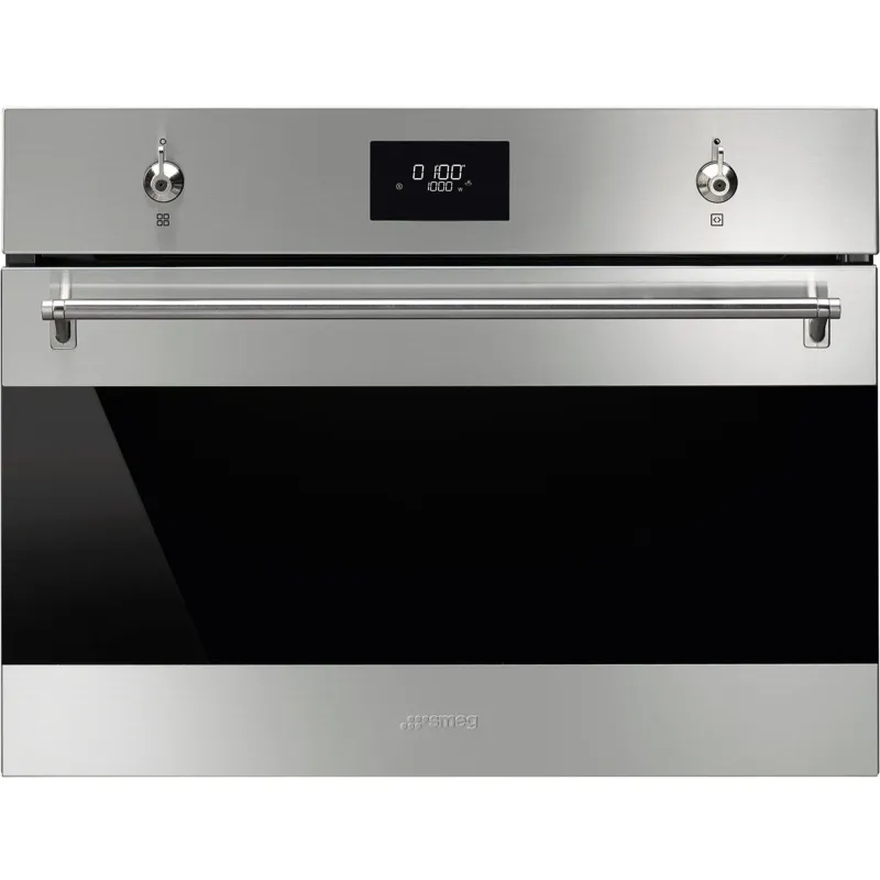 Smeg SO4301M0X Classic Mikrobølgeovn til indbygning, 40 liter