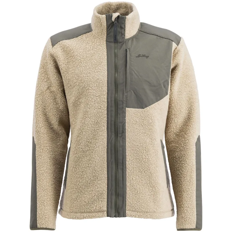 Lundhags Saruk Wool Pile Mid Full Zip M, mellemlag, beige