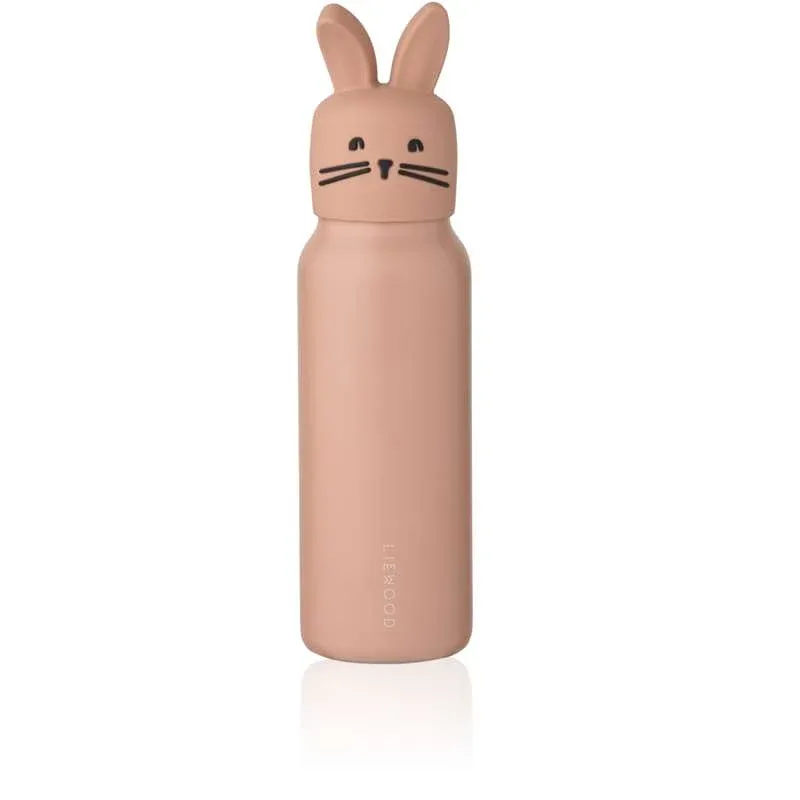 Liewood Falk Drikkeflaske - Rustfrit Stål - 350ml - Rabbit - Pale Tuscany