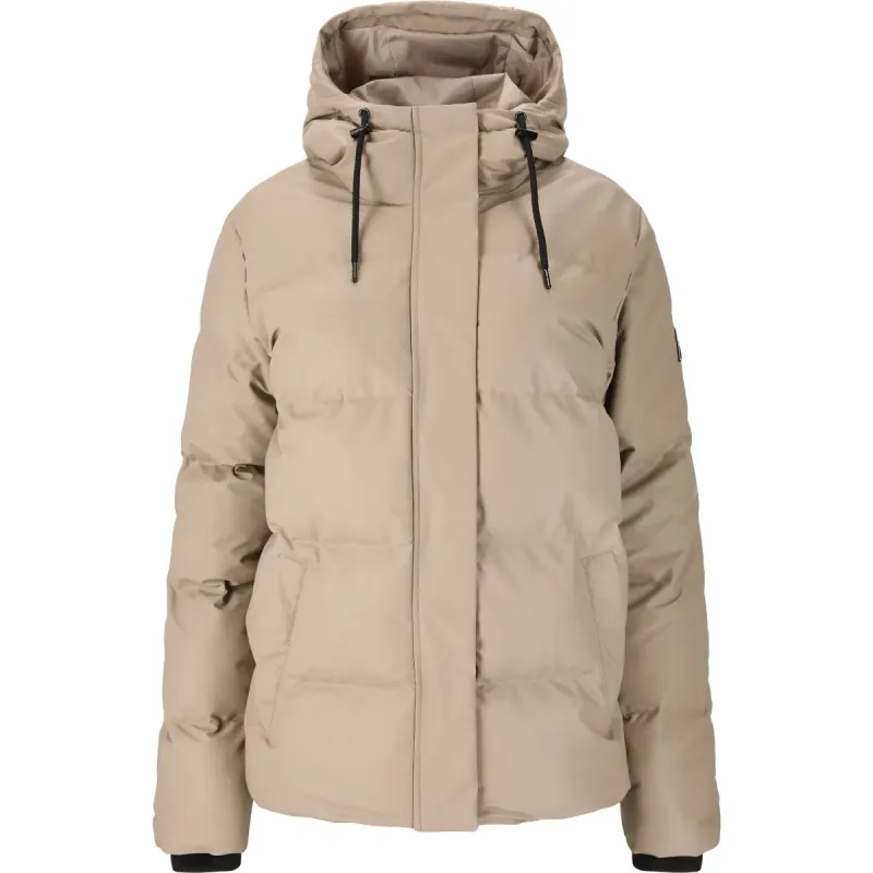 Audrey PU Puffer Vinterjakke Dame
