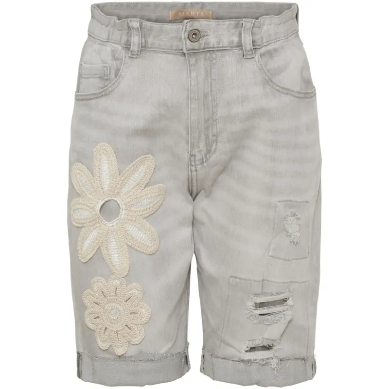 Marta du Chateau dame shorts MdcKiet SW12132 - Denim