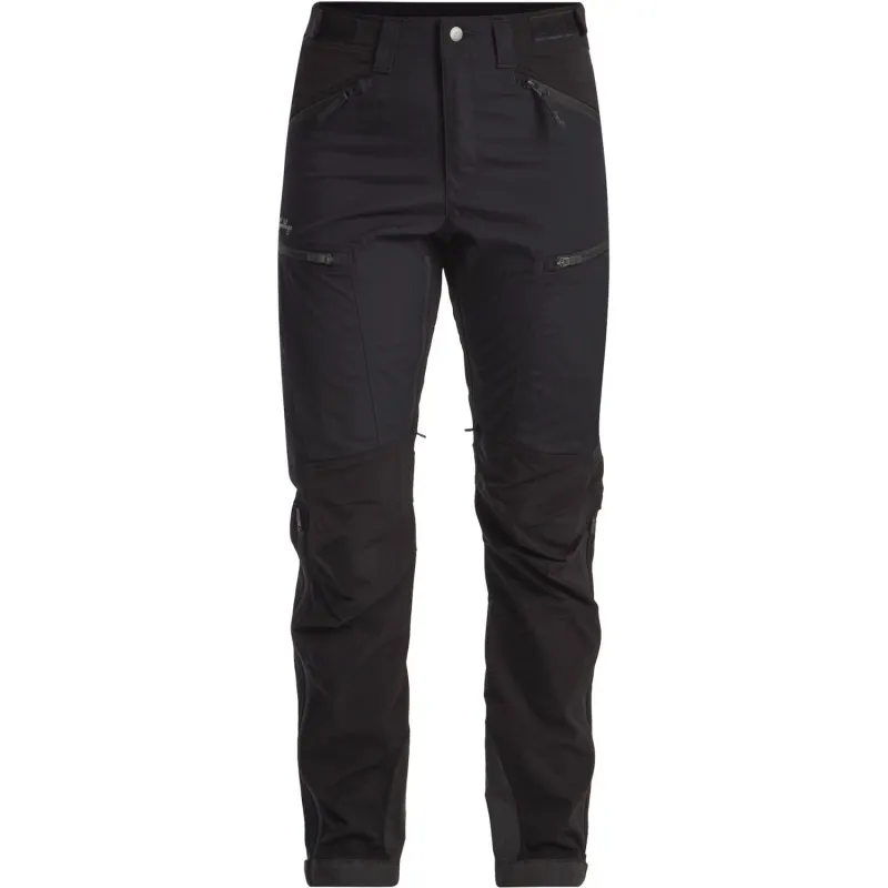 Lundhags Makke High Waist Curved Pant W, vandrebukser, dame, sort