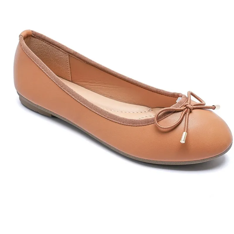 Alli dame ballerinasko VG256 - Camel