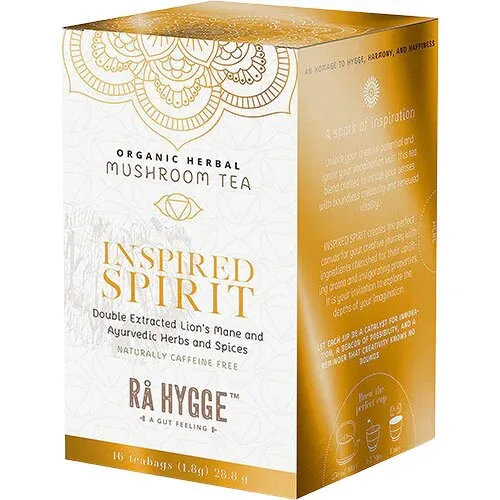 Inspired Spirit - Lion´s Mane Herbal Tea Økologisk - 16 breve