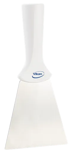 Vikan Rustfri Skraber m/gevind i håndtaget, 100 mm, Hvid