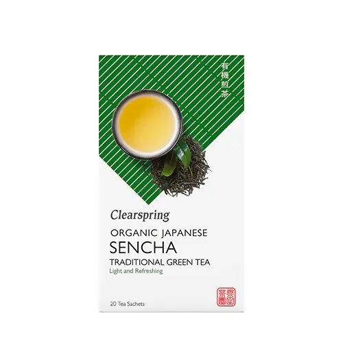 Japansk Sencha grøn te Øko. - 20 breve
