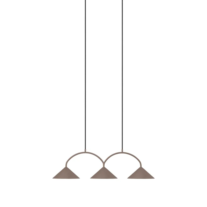 Globen lighting Curve 3 pendel, mocha