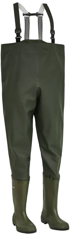 Waders m/korte støvler 170000 oliven str. 36