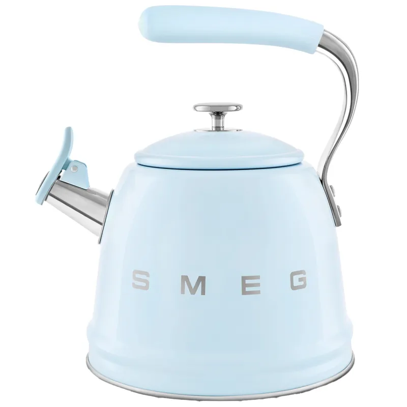 Smeg Vandkedel med fløjte 2,3 liter, pastelblå