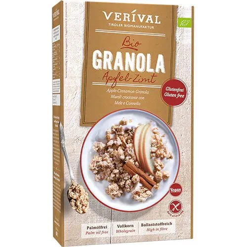 Granola Æble-Kanel Øko. - 350 gram