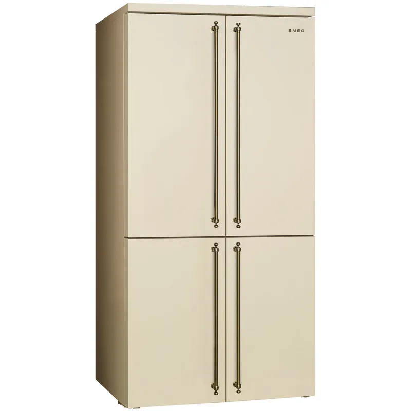 Smeg FQ60CPO6 Colonial French Door kombiskab, creme