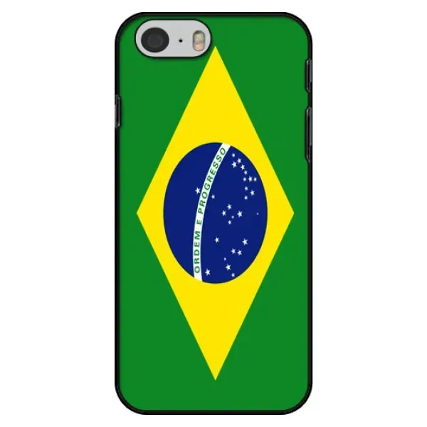 Brasilien flag. Retro cover til iPhone 6/6S.