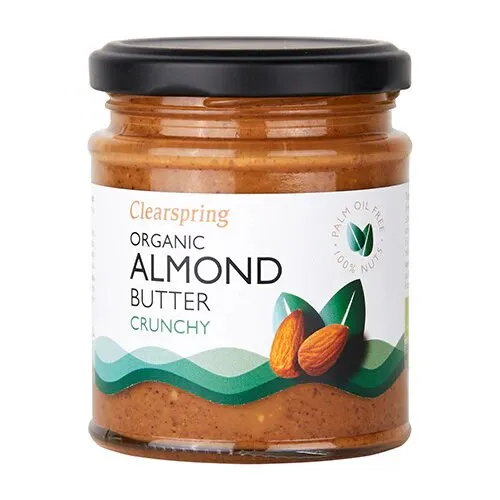 Mandelsmør Crunchy Øko. - 170 gram