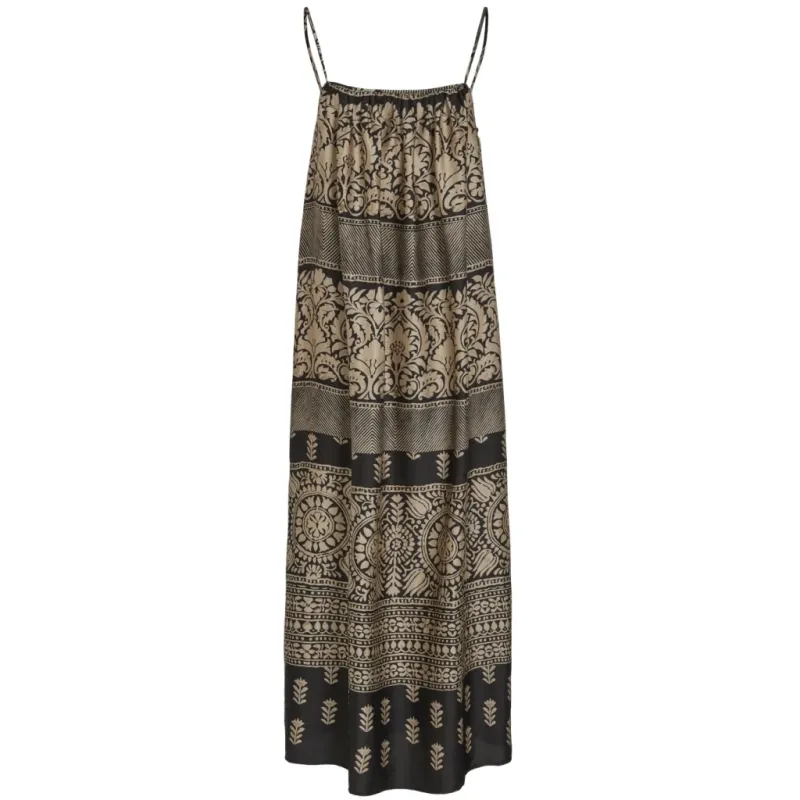 VILA dame kjole VIRAMONE - Feather Gray Graphic
