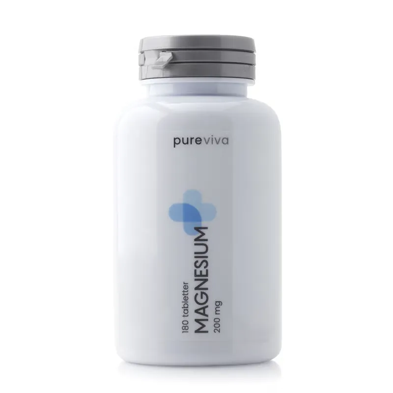 Pureviva Magnesium 200mg (180 tabl)