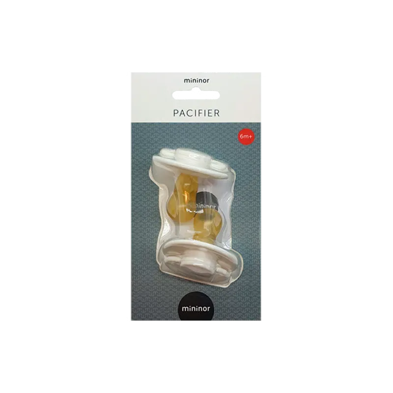 Mininor Latexsut 6+ Mdr Hvid (2 stk)