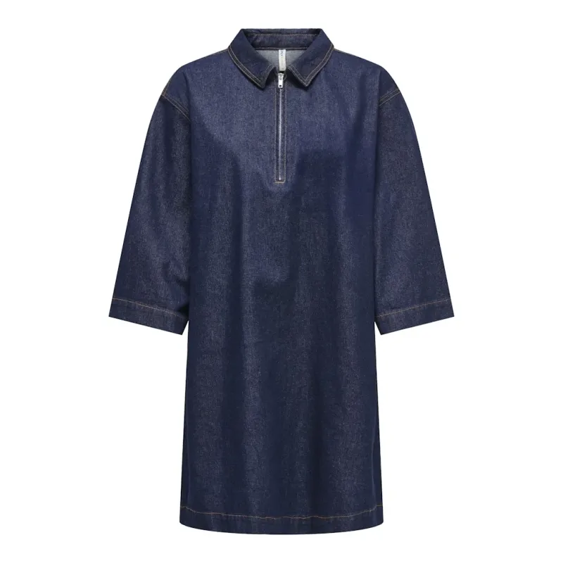 Only dame kjole ONLMILES - Dark Blue Denim