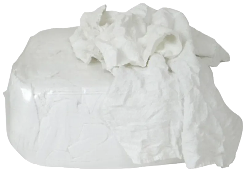 Hvide klude, frotté,  pris pr. kg (min køb 8 kg)