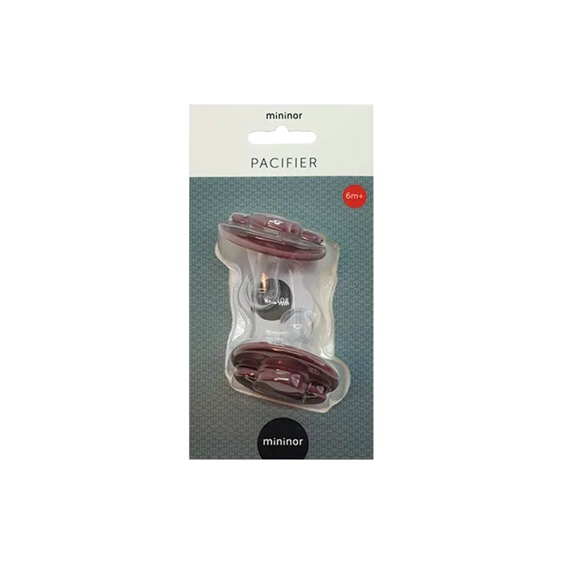 Mininor Silikonesut 6+ Mdr Lilla (2 stk)