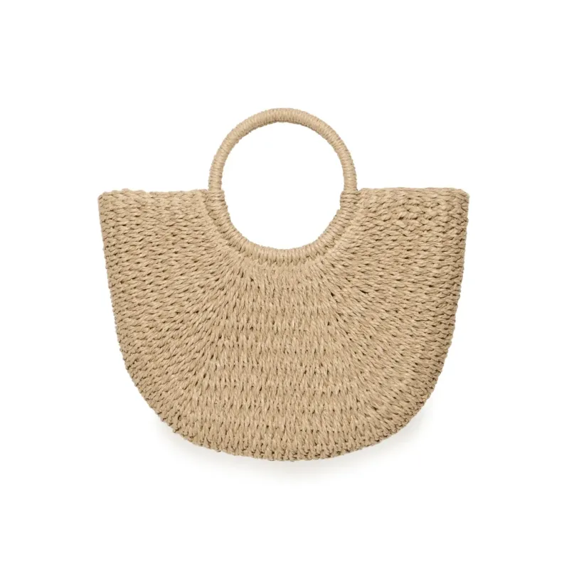 B.YOUNG dame taske BYVASHIT - NATURAL MEDIUM STRAW