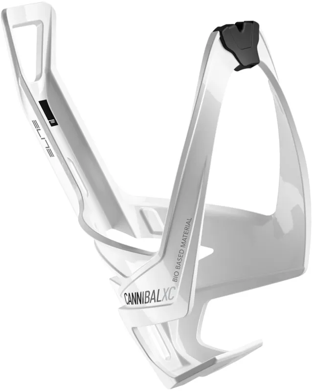 Elite Bottle Cage Cannibal XC Bio Based Dunkholder - White