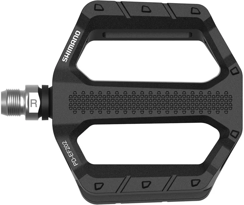 Shimano Pedal Flat PD-EF202 - sort