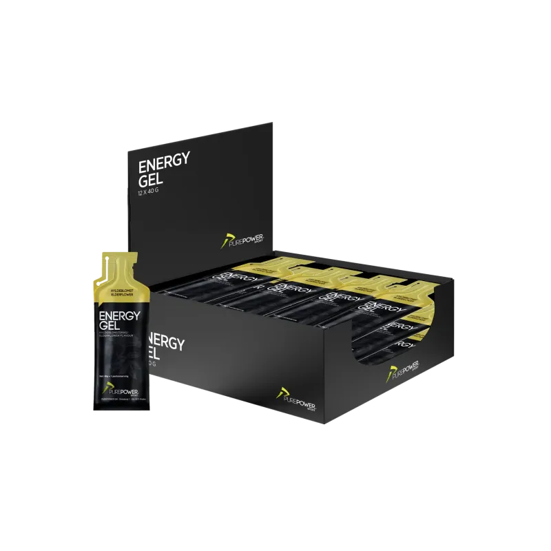 PurePower Energy Gel Hyldeblomst (12x40 g)