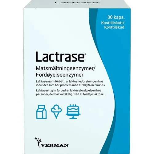 Lactrase - 10 kapsler