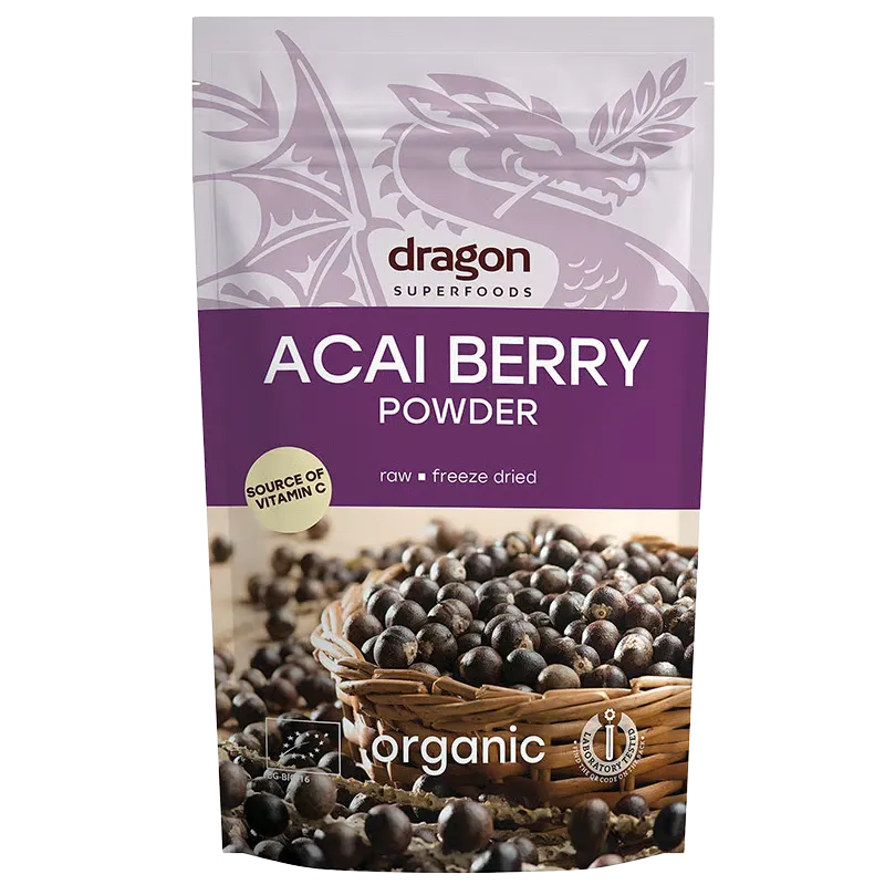 Acai bær pulver Ø - Dragon Superfoods