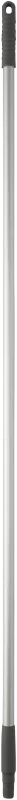 Aluminiumsskaft m/gevind, ø22×1500 mm, grå
