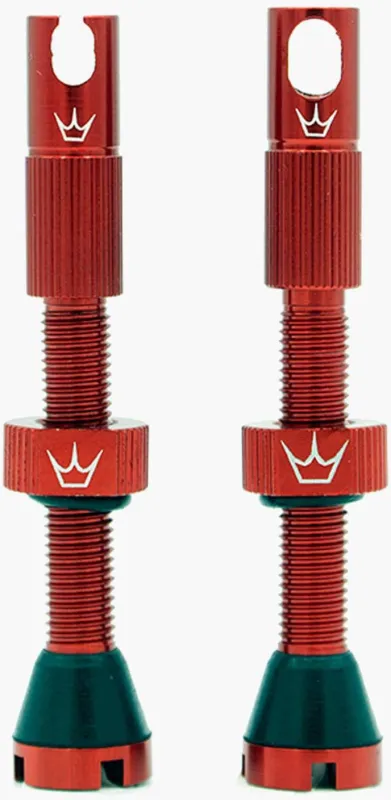 Peaty's x ChrisKing Tubeless  Valves 42mm - Red